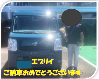 K様　ご納車おめでとうございます(⌒∇⌒)
